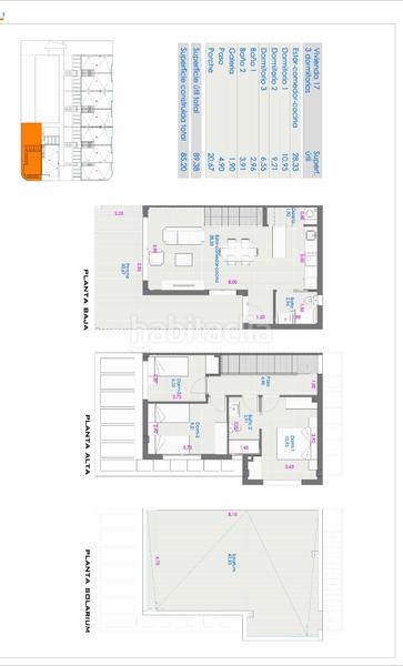 Foto 4a3cf823-0670-4f22-805f-9cf837b5e369. Maison jumelée avec parking dans Los Almendros Orihuela