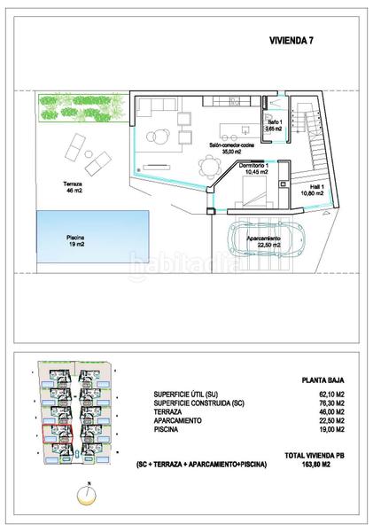Foto 476b472b-22c3-43f1-bef1-9fbcb3022cad. Maison avec parking piscine dans La Florida Orihuela
