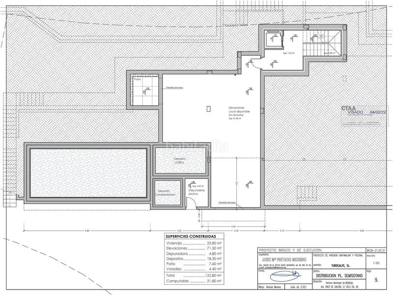 Foto 603c6bba-64d8-4415-9873-35ac0d837a9d. House with parking pool in La Fustera Benissa