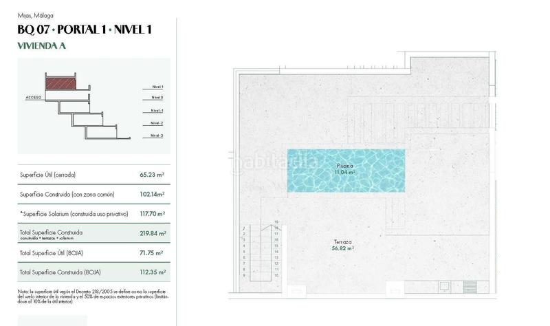 Foto 071d392b-ebd3-418c-b85a-11e1c5a107fb. Attique avec parking piscine dans la cala Mijas Mijas