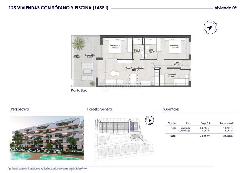 Foto 6a4d4df6-b421-4a7d-aa6e-95edbca26bb9. Apartament amb aparcament a Santiago de La Ribera San Javier
