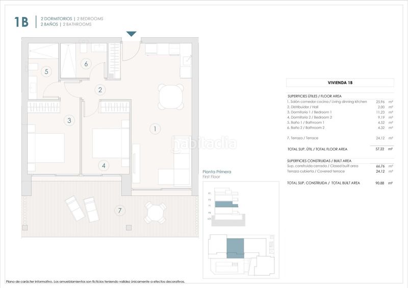 Foto c070d340-2c10-46ee-b5e7-c504f1f84054. Apartament amb aparcament a Benijófar