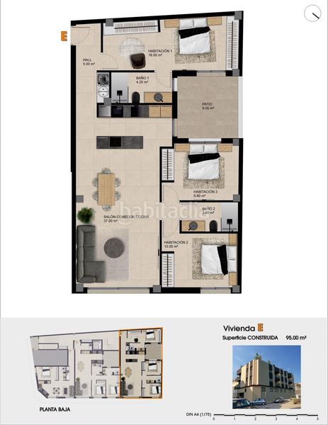 Foto c5199db9-6db8-475c-82c3-049f0a48257f. Apartament amb aparcament a Catral