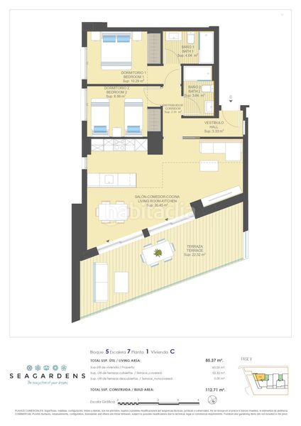 Foto 6e23bbdf-f7cd-4f06-9123-5d1fd5e4dc80. Appartement mit parking in Campoamor Orihuela