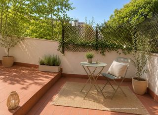 Planta baixa  Plaça joaquim camps arboix. Ampli i lluminós pis de 3 habitacions amb gran terrassa a montil