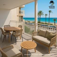 Pis a Calle solana 4. Amplio piso de 3 dormitorios con gran terraza y vistas al mar
