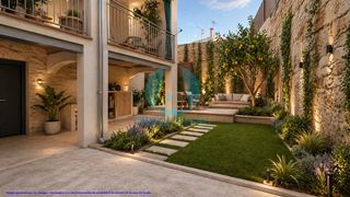 Pis a Nucli Urb�. Planta baja a reformar con gran patio en el centro de argentona