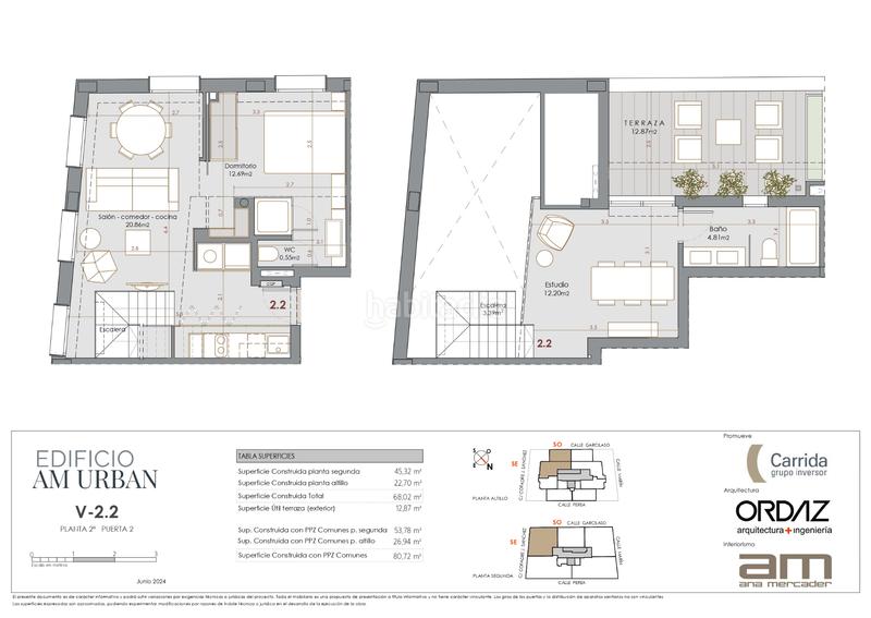 Foto cc35bd13-5429-41e4-b55b-28d43b227cda. Attique 81m<sup>2</sup> dans plaza del monte 2 dans Centro Almería