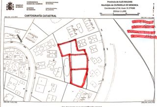 Terreny residencial  Serpentona. Parcela en cala galdana