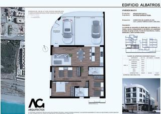 Apartamento en Calle almería 54. Apartamento en planta baja con 3 dormitorios, garaje y piscina t