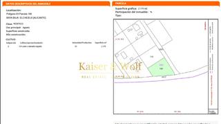 Fondo rustico  Bayas bajas. Parcela rústica en las bayas