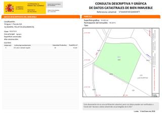 Finca rústica a Pelayos. Parcela de regadio
