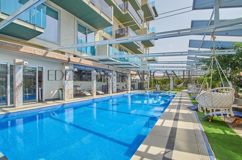 Foto ac4fb6f8-27d0-4675-8162-fc4644189862. Apartamento luminoso apartamento de 97 m con 2 dormitorios, 2 baños, piscina, sauna y aparcamiento. en Finestrat