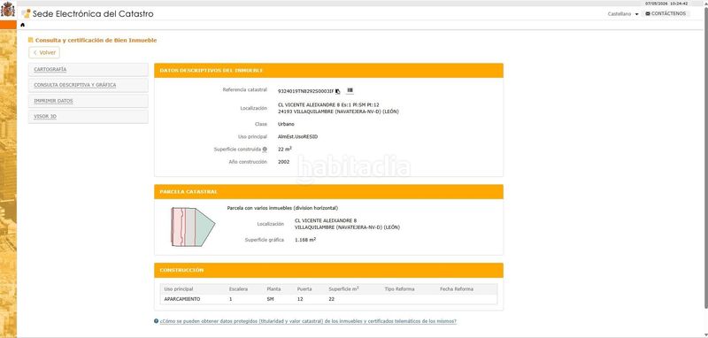 Foto de033ebe-4ea6-4467-8904-04950ebdbd13. Aparcament cotxe a Villaquilambre