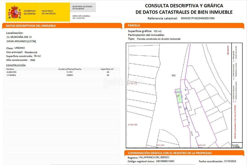 Foto 896cfda7-afd7-4090-8160-29c32a9fbe25. Xalet amb calefacció aparcament a Arganza