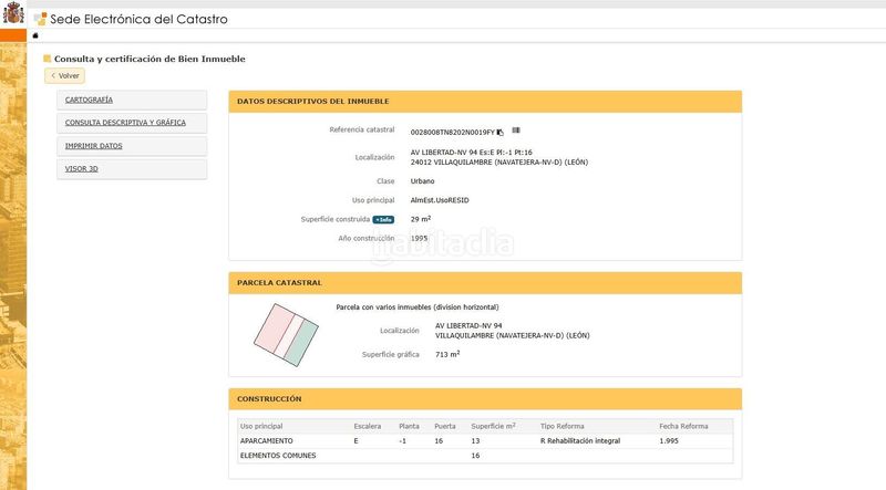 Foto 162ae9b1-2405-4c4a-b203-9fa01c0589bb. Aparcament cotxe a Villaquilambre