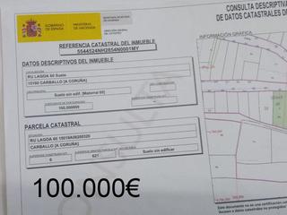 Terreno residencial en Carballo. Suelo rua de lagoa
