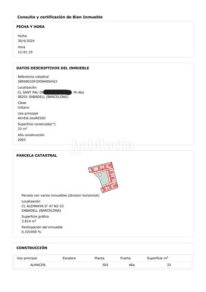 Foto 7c76df00-c96f-4f8e-8b25-90cf05c3fd39. Parking voiture dans Centre Sabadell