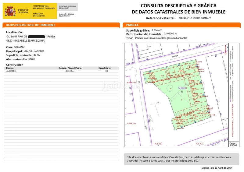 Foto c37af16d-12c7-46b3-bc5f-8affd77d34bb. Parking voiture dans Centre Sabadell