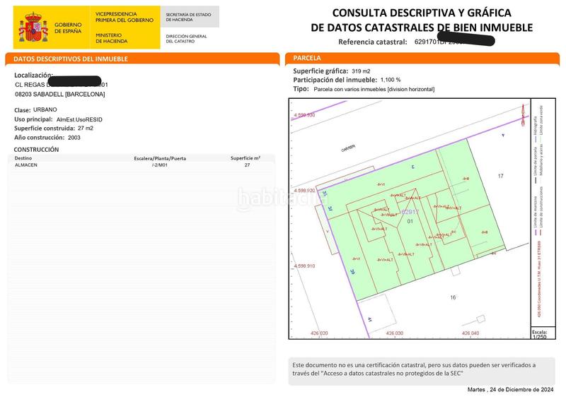 Foto c381fdb1-2360-406d-ab23-bb68cb7e88e5. Aparcament cotxe a regás 2 a Eixample Sabadell