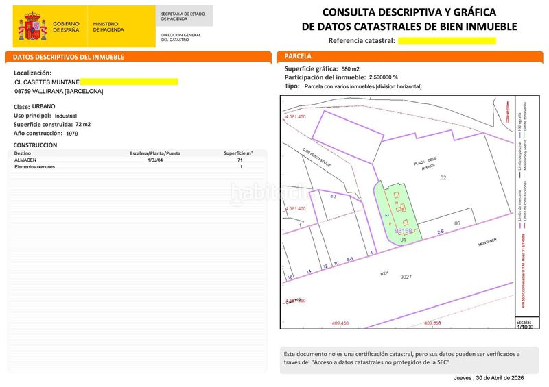Foto 41a347c2-9179-4afc-adf0-14c5d62b30a8. Local comercial a Vallirana