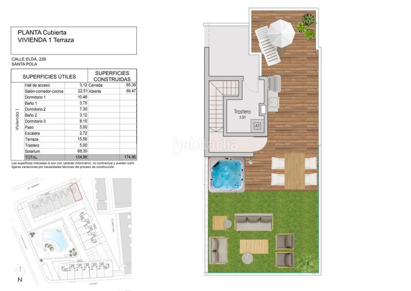 Foto 0c0f4d38-1469-4609-b273-ec5e4d7b8ca2. Dachwohnung mit parking pool in Playa Tamarit-Playa Lissa Santa Pola