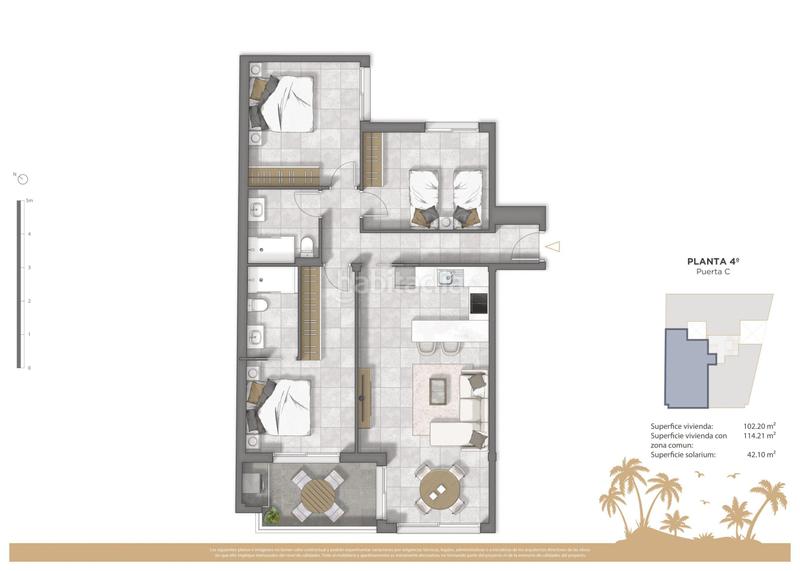 Foto f2ff3c9d-1921-42c6-ab87-0a9276f82c47. Dachwohnung mit pool in Pueblo Guardamar del Segura