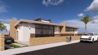 Casa bifamiliare in Calle calle 3, sector los cachimanes, roldán, torre pac. Urbanización alba viviendas pareadas de obra nueva con piscina p