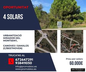Terreny residencial a Piera. Solar en venta en urbanización mirador del montseny.