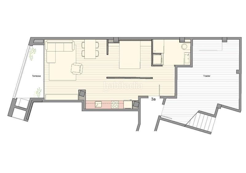 Foto b3b718e9-50e9-46a4-8892-39bd81db0445. Planta baja apartamento en planta baja tipo loft, en el Eixample en Sabadell