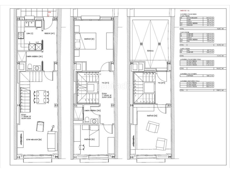 Foto 5fe7a661-3589-48c2-96ab-56454c454ee2. Location triplex avec chauffage dans Centre Sabadell