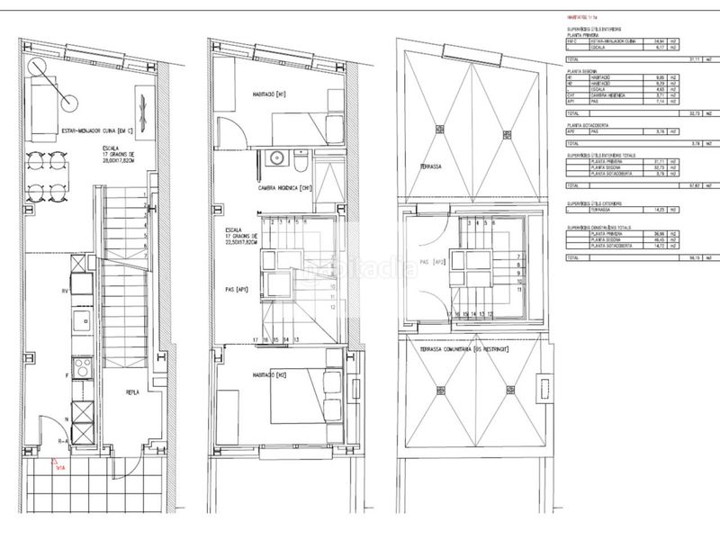Foto 5d0e578a-b461-4344-9a77-dbb6da0959e6. Rent duplex with heating in Centre Sabadell