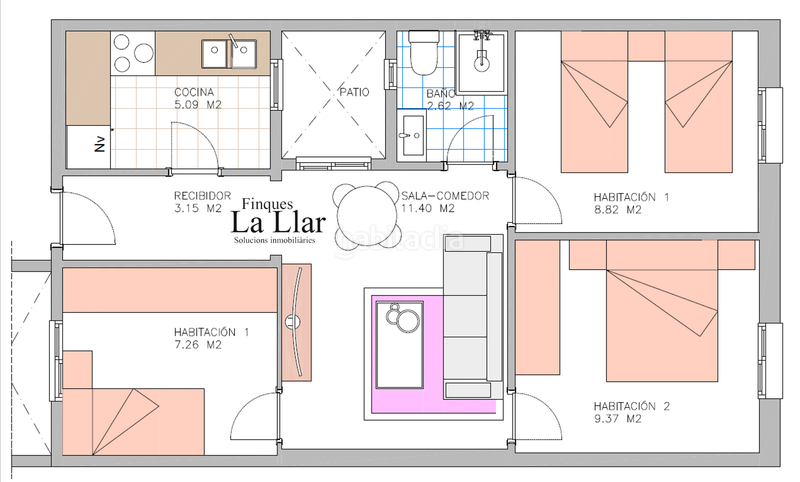 Foto b6eadacd-45f2-4fbd-bf7a-053a9eed0dc7. Pis a Can Vidalet Esplugues de Llobregat