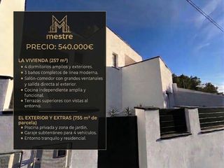 Villa en Segur : Obra Nueva con Piscina y Garaje para 4 Coches