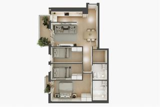 Pis a Carrer de miquel �ngel 20. Vivienda de 3 dormitorios con dos balcones, garaje y trastero in. Obra nova