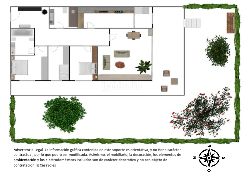 Foto 8e4e5356-a33d-4fdf-82f0-46c638cf3fd0. Piso espectacular piso en planta baja de 3 dormitorios con enorme jardín privado. centro . en Salou