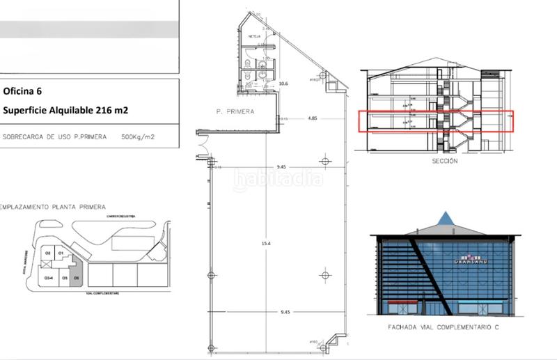 Foto 7fd3c3f1-79fd-43fb-b7aa-6965801781ef. Rent office space with heating in El Remei Badalona