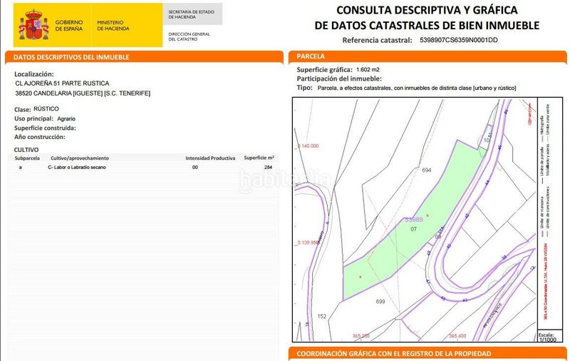 Foto 0c9a18fd-4ff7-475d-9c41-78476bab35f7. Terreny residencial a igueste de Candelaria Candelaria