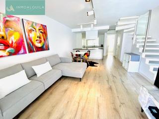 Rent Semi detached house in Can Picafort. Se alquila moderno adosado. 3hab, 3baños, jardin, terraza. vista