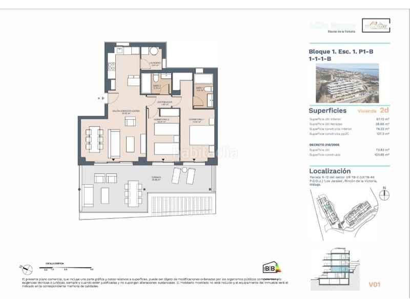 Foto d2acbe21-e64e-485a-b4fc-2c9d67e3b93a. Piccolo appartamento con parcheggio piscina in Lo Cea Rincón de la Victoria