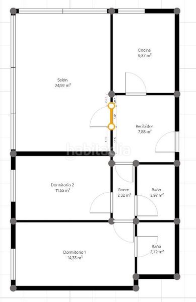 Foto bda350a1-ec07-4e90-907b-7eade63e7e01. Rent flat in Cuatro Caminos - Azca Madrid
