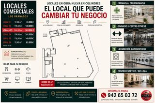 Local Comercial a Calle peña san juan 2. Local comercial de obra nueva en colindres · 244 m² · alta visib