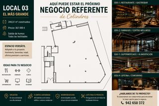 Business premise in Colindres - calle menendez pelayo - los granados vii 22c. Locales comerciales de obra nueva en colindres  los granados vii