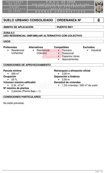 Foto 1fff1e3b-8830-4380-aa6b-af3d0103759c. Wohngrundstück in Puerto Rey Vera