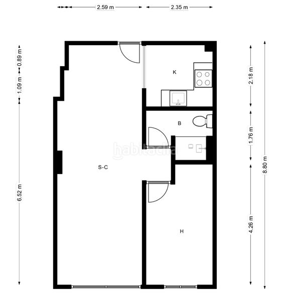 Foto 3fff8686-141b-4aea-ae12-3dfc8d9b7971. Piso  en venta en rentabilidad – 812 €/mes | sin comisiones de agencia en Terrassa