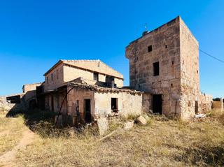 Mas à Campos. Finca rústica con terreno para renovar en campos.