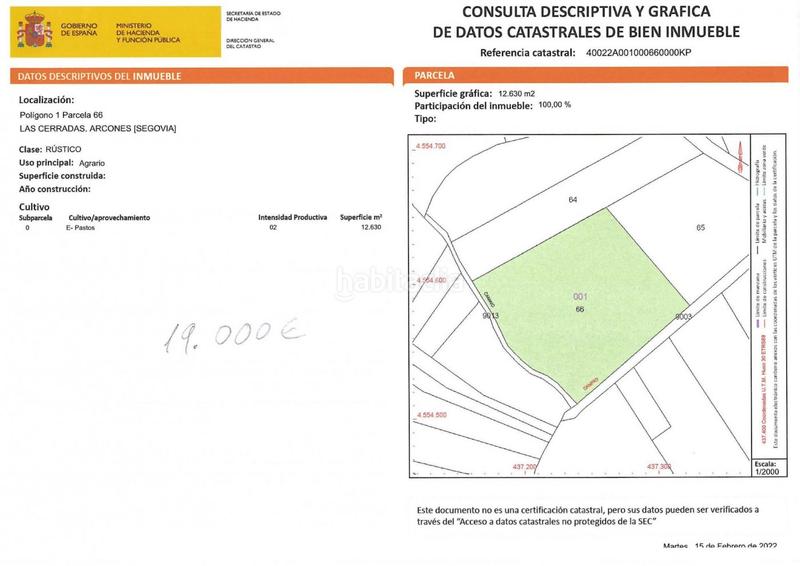 Foto a8d431bb-b43b-41a1-9f95-5e4e805fd044. Finca rústica seis fincas rusticas, , desde 3500 en Arcones