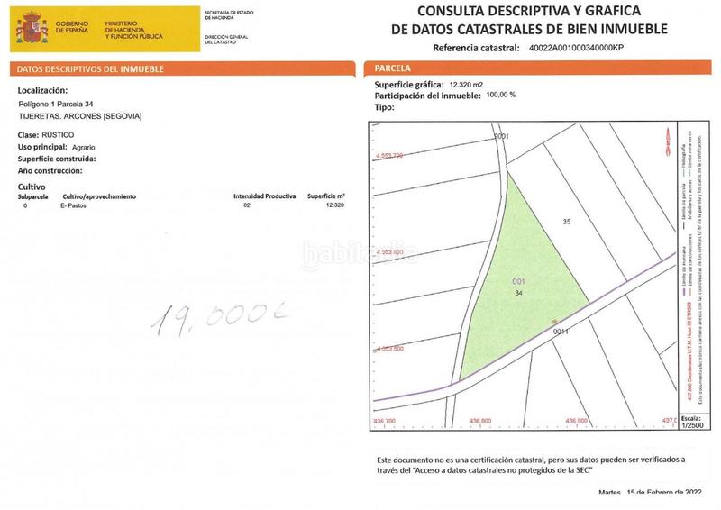 Foto c7e692f5-1fe0-4738-a0ea-8b26450f65bc. Finca rústica seis fincas rusticas, , desde 3500 en Arcones