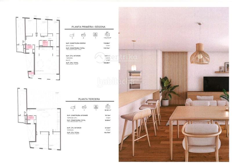 Foto fb67f536-0096-4ae2-8bd7-82d3e64a80b5. Piso exclusivos pisos , con 120 m2, 3 habitaciones y 2 baños. en Reus