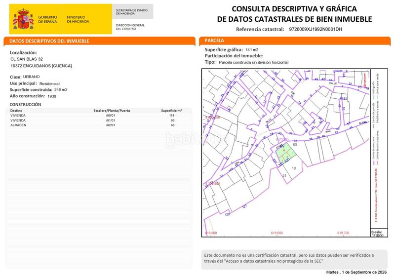 Foto 4aa293d4-fe75-40c9-a2c2-01e1facde367. Chalet con parcheggio in Enguídanos